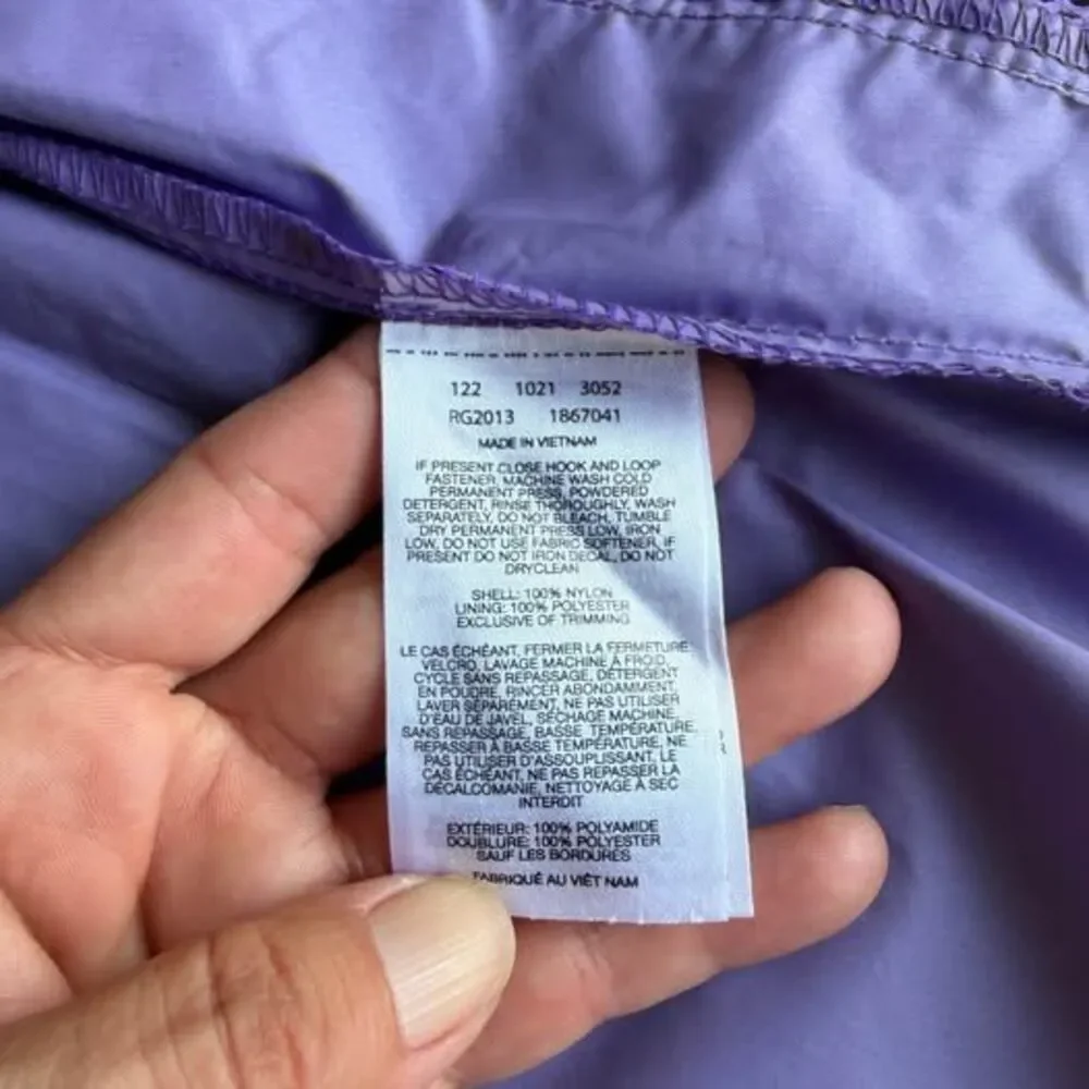 Kids Columbia Rain Jacket Size Small (7/8) PURPLE